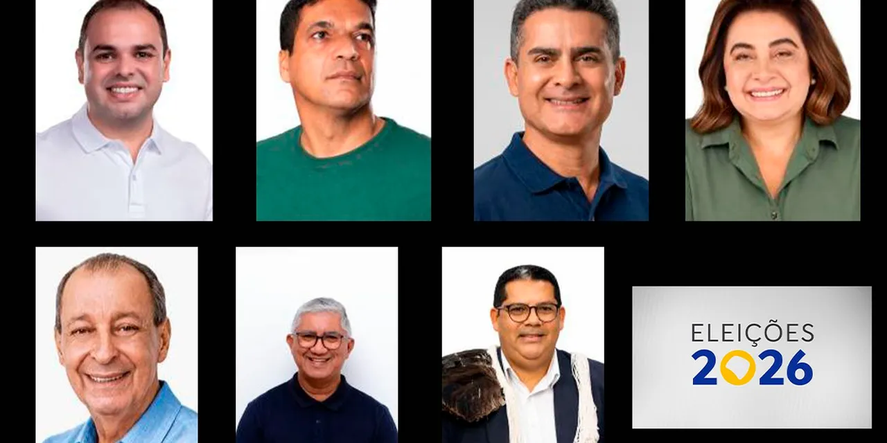 Sete candidatos concorrem ao governo do Amazonas; veja quem são