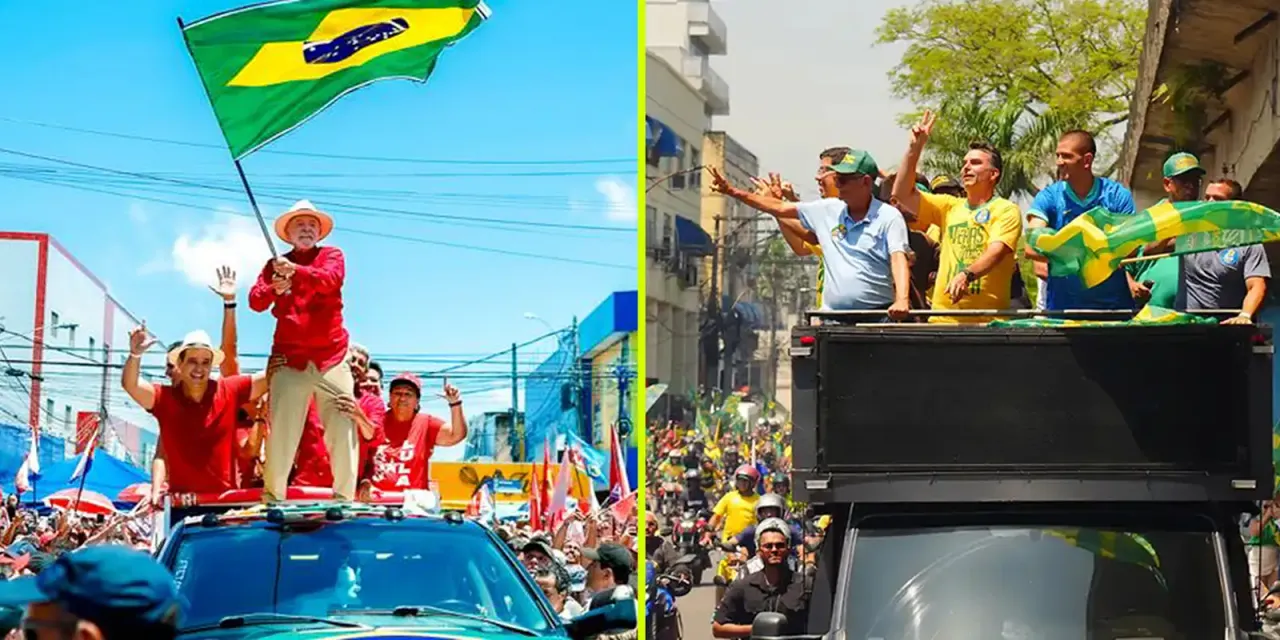 Lula faz comício em Natal e Flávio participa de moto-carreata no Rio
